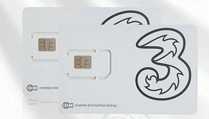 Hong Kong Hutchison 3 Registration Card 1