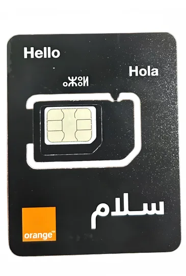 Morocco Orange Registration Card 1
